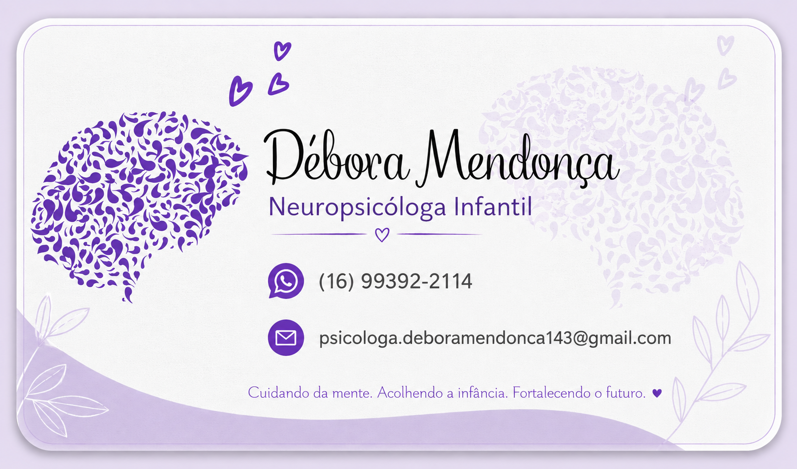 Débora Mendonça, neuropsicóloga em Araraquara
